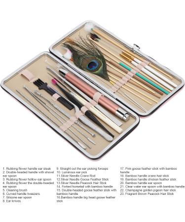 FYDUN Ear Wax Removal Tool Kit - 23 Mint Green Pick Sets for Gentle Earwax Cleaning - Double Ended Spiral Scoop and Spoon Set for Men and Women - Buy Online on GoSupps.com