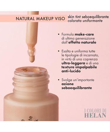  Helan Helan I Colori di Helan - Tinted face foundation sebum-balancing ultra-light unifying with SPF 30 vitamins C and E tinted makeup cream 30 ml - Buy Online on GoSupps.com