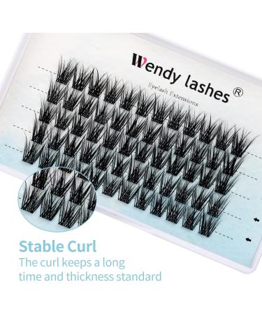 C Curl Cluster Lashes 12mm | Reusable Soft Individual Eyelash Clusters | DIY Lash Extensions | 0.07mm Wide Stem Wispy Clusters | FD-D29-0.07-C-12 - Buy Online on GoSupps.com