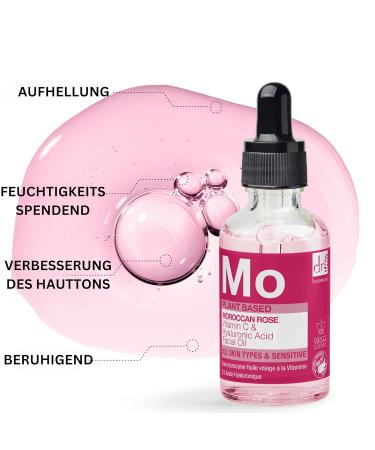 Dr. Botanicals Vegan Moroccan Rose Superfood Facial Oil - Anti-Aging Treatment for All Skin Types | 30ml - Buy Online on GoSupps.com