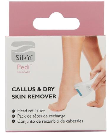 Silkn Pedi Callus & Dry Skin Remover - 2 Count (Pack of 1) | Effective Foot Care Solution - Buy Online on GoSupps.com