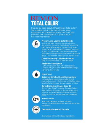 Revlon Total Color Permanent Hair Dye - Vegan 100% Gray Coverage 100 Extra Light Natural Blonde 3.5 oz | International Shipping Available - Buy Online on GoSupps.com
