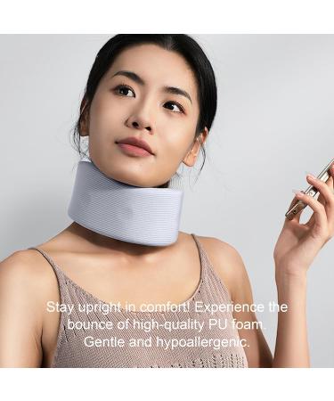 Foam Neck Brace Cervical Collar for Sleep and Pain Relief Aligns Stabilizes and Supports Neck and Spine - Buy Online on GoSupps.com
