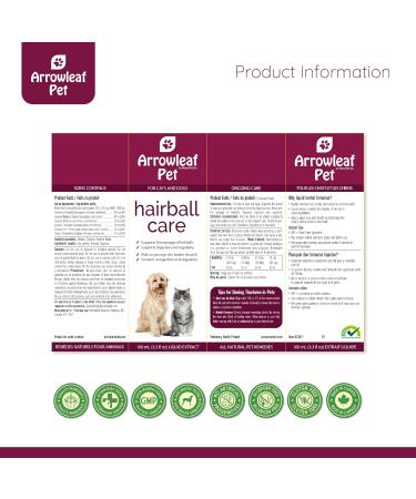 Hairball Care Tincture by NaturPet | Digestive Support for Cats & Dogs | Reduce Hairballs Constipation & Intestinal Discomfort | 100mL Herbal Formula - Buy Online on GoSupps.com