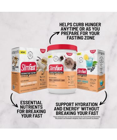 SlimFast Intermittent Fasting Protein Bars - Vanilla Almond Crunch 5 Bars (Pack of 1) - Buy Online on GoSupps.com