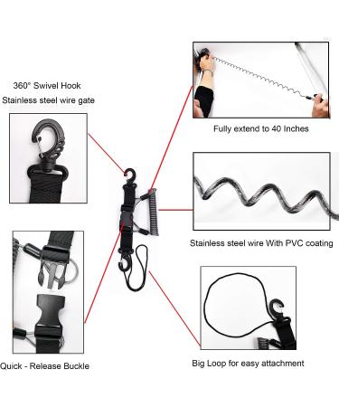 YYST Stainless Steel Scuba Diving Lanyard w/ Quick Release Buckle - Ideal for Cameras & Dive Lights - Buy Online on GoSupps.com
