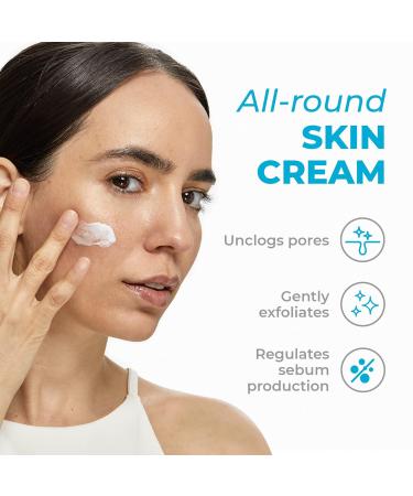 Buy Creamy Skincare 10% Glycolic Moisturizer - Exfoliating Face Cream with Glycolic Acid & Niacinamide | Hydrating & Nourishing 1 fl oz - Buy Online on GoSupps.com