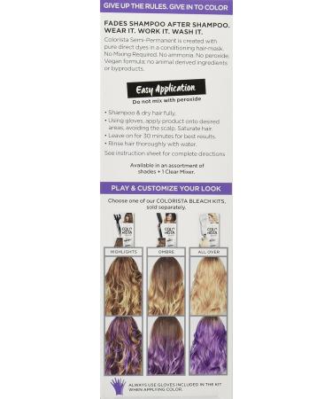L'Oreal Paris Colorista Semi-Permanent Hair Color #Purple for Light Blonde & Bleached Hair - Shop Internationally - Buy Online on GoSupps.com