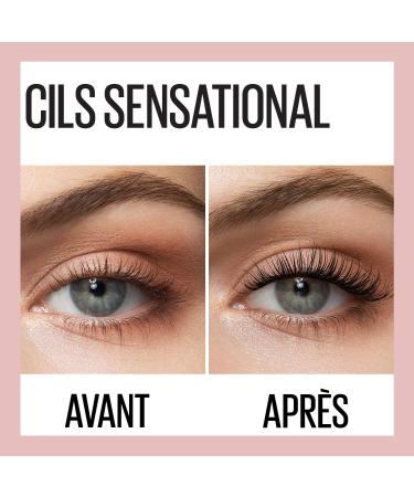 Maybelline New-York - Mascara Volume - Cil Sensational Teinte : Very Black 9 5 ml (Lot de 2) - Buy Online on GoSupps.com