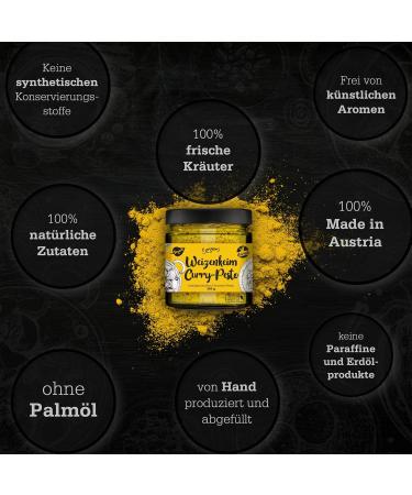  Senger's Sengers Pesto Curry - Vegetarian Wheat Pesto - 100% Austrian Superfood - 100 g - Buy Online on GoSupps.com