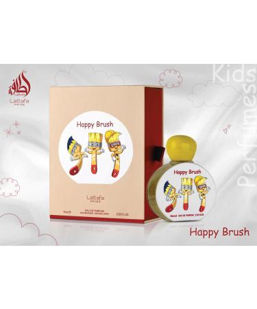 Lattafa Pride Happy Brush for Kids Eau de Parfum Spray 2.53 Ounce / 75 ml Citrus Fresh Fruity Vanilla 2.53 Fl Oz (Pack of 1) - Buy Online on GoSupps.com