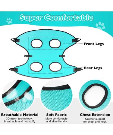 AOMEES Pet Dog Grooming Hammock Harness for Cats & Dogs - Nail Trimming Sling & Holder XXL, Green - Buy Online on GoSupps.com