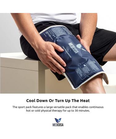 Large Gel Ice Pack - Flexible Hot/Cold Reusable Pack for Pain Relief - Medcosa 1 Pack - Buy Online on GoSupps.com