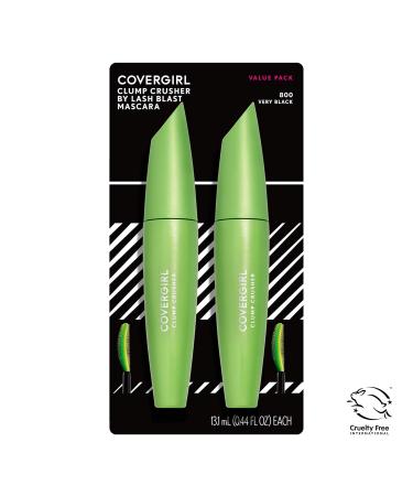 COVERGIRL Lash Blast Clump Crusher Mascara Very Black Twin Pack - 0.44 Fl Oz (Pack of 2) - Buy Online on GoSupps.com