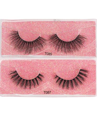 Dedbol 10 Pairs of 6D Artificial Fluffy Natural Mink Dramatic False Eyelashes - Style 4 - Buy Online on GoSupps.com