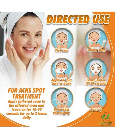 Turmeric Soap Bar for Face & Body - All Natural, Reduces Acne, Fades Scars - 4 Oz - Made in USA - Buy Online on GoSupps.com