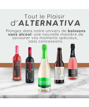 ALTERNATIVA Italian Aperitif Alcohol Free 0.0% - 750ml Bottle - Classic Italian Premium - Ideal for Gifts and Special Occasions - Buy Online on GoSupps.com