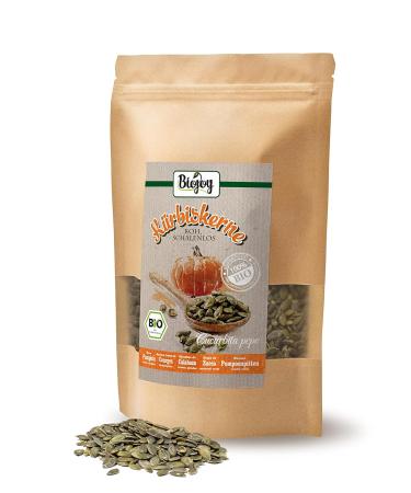 Buy Biojoy Organic Pumpkin Seeds (500g) - Raw Unsalted Shelled - Healthy Snack & Superfood International Shipping - Buy Online on GoSupps.com