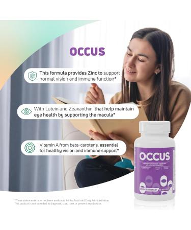 Nutra Nutrition Eye Vitamins with Lutein & Zeaxanthin Vision Support Supplement with Beta Carotene, Zinc & Vitamin A 60 Softgels - Buy Online on GoSupps.com