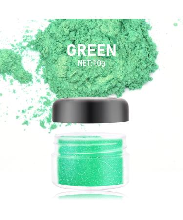Edible Glitter - 10g Metallic Food Coloring Powder for Cakes Cookies & Drinks | Green Glitter Dust for Decorating - Buy Online on GoSupps.com