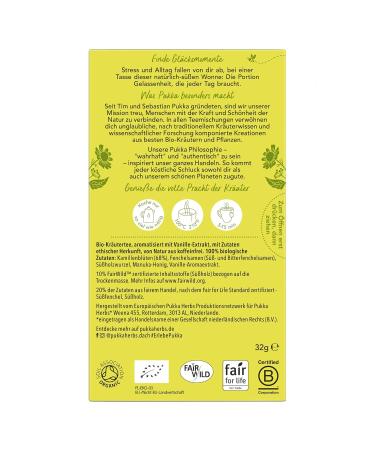 Buy Pukka Organic Herbal Tea - Chamomile Vanilla & Manuka Honey - 80 Bags | Calm Moments - 4 Pack - International Shipping Available - Buy Online on GoSupps.com