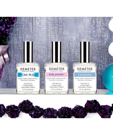DEMETER Fresh And Clean Collection Set of 3 Unique Perfumes For Women Baby Powder Pure Soap Laundromat 1 Oz Each - Buy Online on GoSupps.com