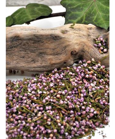 Dried Organic Flowers in a Jar | Handmade Flower Tea | Premium Quality Heather Flowers | Unique Reusable Gift - Buy Online on GoSupps.com