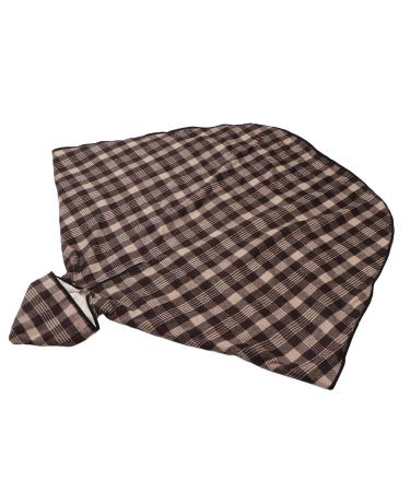 Hooded Blanket Shawl Lightweight Wheelchair Blanket Double Layer Half Blanket Semi-Recumbent Softness for Home Use