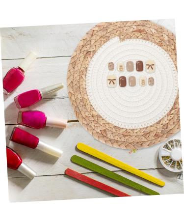 Ipetboom Nail Work Woven Cushion 1pc Nail Salon Prop Woven Display Mat Nail Art Tool Nail Art Hand Pillow Manicure Cushion Manicure Display Pad To Weave Woven Mat Ornaments Cotton Thread - Buy Online on GoSupps.com