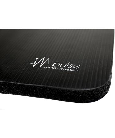 Impulse Fitness Knee Mat - Extra Thick 25mm Cushioned Pad for Knees & Elbows | Portable Exercise Mat for Planks, Ab Rollers, Yoga - Buy Online on GoSupps.com