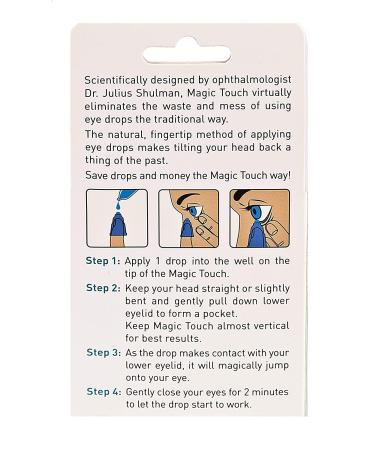 Magic Touch Eye Drop Applicator - Easy-to-Use Dropper Guide with Free Travel Case - Buy Online on GoSupps.com