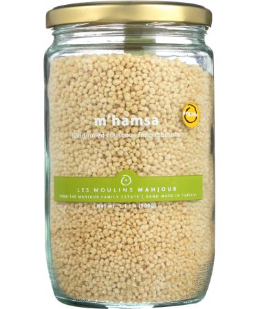 LES MOULINS MAHJOUB Couscous Hand Rolled, 17.6 OZ 1.1 Pound (Pack of 1)