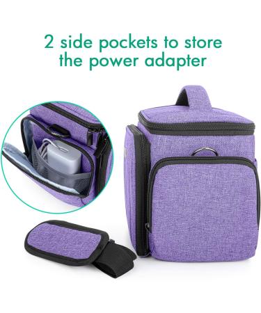LUXJA Cricut Joy Carrying Bag with Tool Set Tote - Purple (Gray Lining) | Supplies Storage Sections Included - Buy Online on GoSupps.com