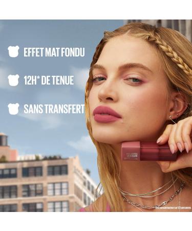 Maybelline New York - Teddy Tint Lip Blush - Matte Effect - Long-lasting hold - Color: Coquettish (30) - Capacity: 5 ml - Buy Online on GoSupps.com