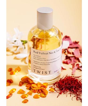 Twist - Red Velvet No. 4 - Eau De Parfum Inspired by MFK Baccarat Rouge 540 Long-Lasting Perfume For Women & Men Paraben Free Vegan Clean Ingredients Unisex - Spray 100 ml | 3.4 fl. oz. Red Velvet No.4 - Inspired by Baccarat Rouge 540 3.4 Fl Oz (Pack of 1 - Buy Online on GoSupps.com