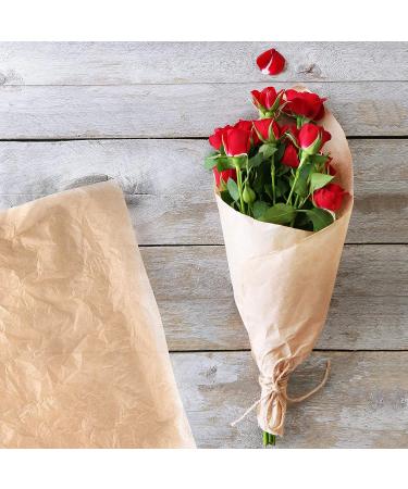 CHRORINE 60 Sheets Kraft Tissue Paper - Brown Wrapping Paper for DIY Crafts & Decor - Buy Online on GoSupps.com