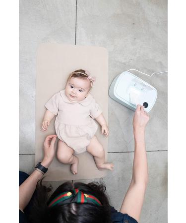 Portable EZ Baby Trendy Wipes Warmer with Plug-in Holder for Comfortable Diaper Changing - Green - Buy Online on GoSupps.com