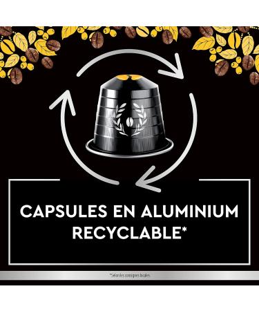 CARTE NOIRE - Espresso Lungo N 6 Coffee Capsules Compatible with Nespresso - Arabica Coffee - Giga Format of 80 Aluminum Capsules - Made in France - Buy Online on GoSupps.com