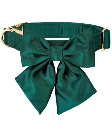 Lionet paws dog collar fly - comfortable silk dog collar with removable fly for large dogs neck 40-60cm l collision & fly (1 Pack) green - Buy Online on GoSupps.com