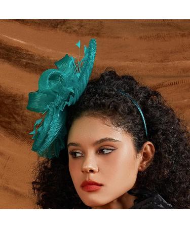 amangul Medieval Feather Headband for Ladies Mardi Gras Festival Hairband for Mardi Gras Party Performances 1920s Headpiece(Nude Pink) - Buy Online on GoSupps.com