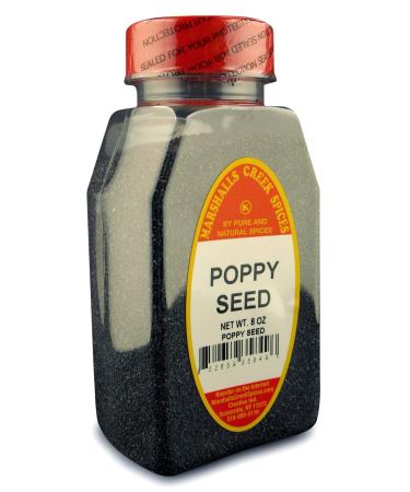 Marshalls Creek Spices Poppy Seed 8 Ounce (Pack of 12)