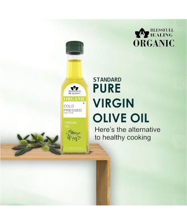 Blessfull Healing Cold Pressed Virgin Oil for Healthy Cooking Skin Glow 250 ml / 8.45 fl oz Pack of 2 - Buy Online on GoSupps.com
