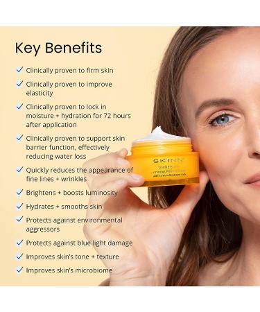 SKINN Luminous Firming Cream - Improve Elasticity, Lift Sagging Skin | Hydrating Vitamin C Formula - Buy Online on GoSupps.com