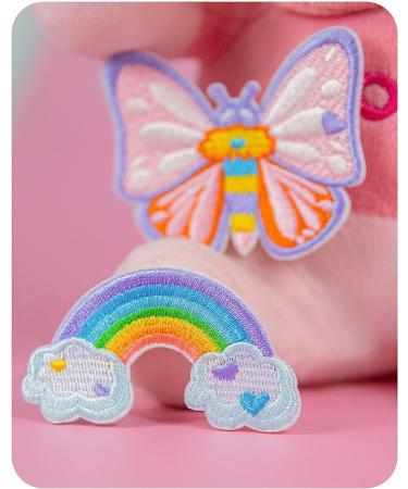 Girl Fashion Pink Embroidered Iron On Patch for Clothing, Backpacks, Hats - DIY Sewing Applique Accessory - Buy Online on GoSupps.com