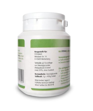 STEVIAGO 100% Pure Stevia Powder Extract - 97% Reb-A 50g with Measuring Spoon | Premium Natural Sweetener for Healthy Living - Buy Online on GoSupps.com