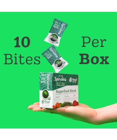 Immune Support Bites with Vitamin C, Zinc, Antioxidants, Superfoods - Spirulina & Beet - Buy Online on GoSupps.com