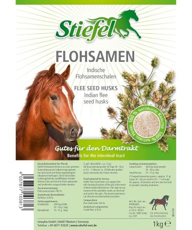 Stiefel Flea Seed husks 1 kg - Buy Online on GoSupps.com