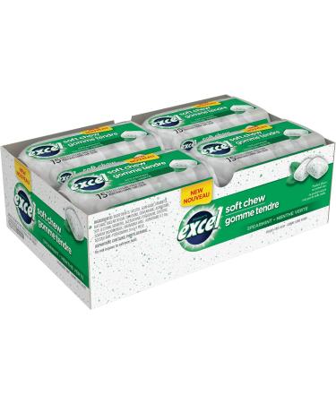 EXCEL Spearmint Flavoured Sugar Free Soft Chew Gum 15 Pieces 8 Packs - Buy Online on GoSupps.com