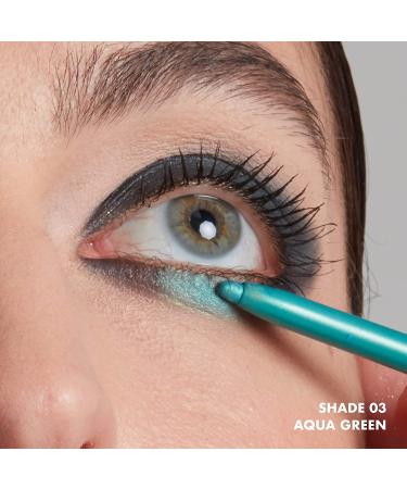 NYX Mechanical Eye Pencil - Aqua Green | Long-Lasting Pigment for Bold Eye Looks - Buy Online on GoSupps.com