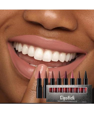  Xinhuju Pencil & Gradient Lip Pencil - Medium blend with a touch of highly pigmented makeup - Waterproof matte color - Long-lasting lip care - 8 vibrant colors for - Buy Online on GoSupps.com